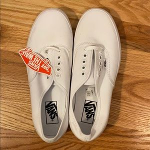 Brand new white Vans “Authentic”